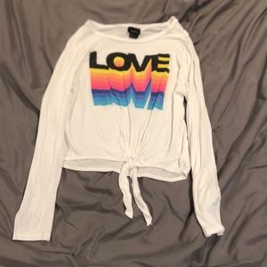 Rue 21 semi crop top